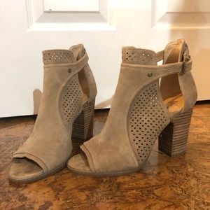 Lucky Brand heel open-toe booties